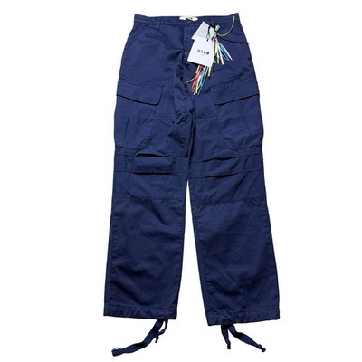 Men s MSGM Pantalone Cargo Trousers W30-32  Blue RRP £395
