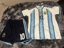Lionel Messi Argentina Replica Jersey L