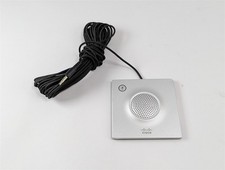 Cisco Table Microphone 20 TTC5-06 Conference Mic Silver Black Cord