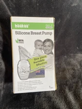 Haakaa MHK002 Original Silicone Breastfeeding Manual Breast Milk Pump, 4oz
