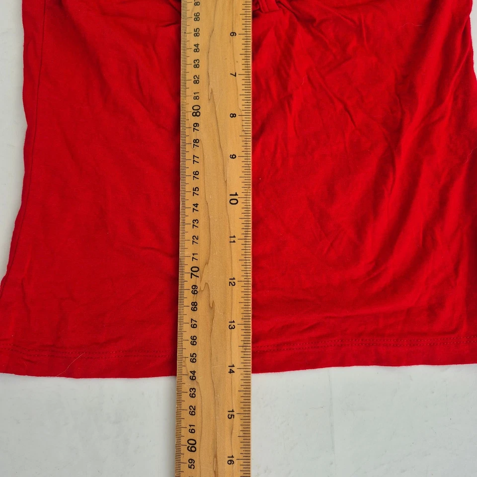 FRENCH CONNECTION Tank Top Small Red Women's Viscose Stretch Camisole - Image 2 of 4