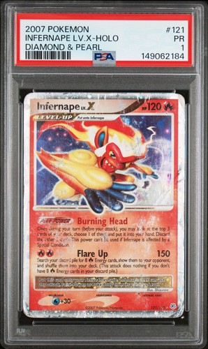 Infernape LV.X graded PSA 1 for sale on eBay