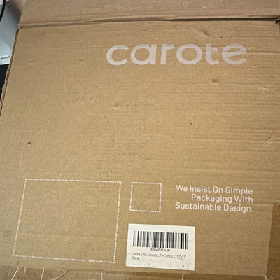 #ad Carote 2 Piece Universal Round Glass Lid Set White Non Stick 9.5 in $29.69