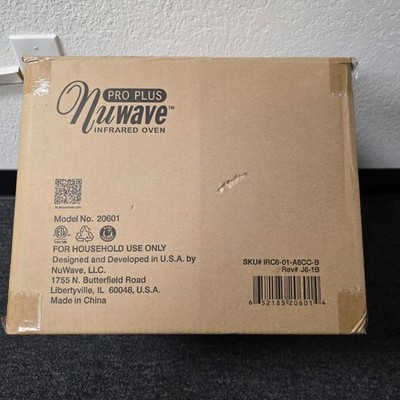 New NuWave Infrared Oven Pro Plus Model 20601 Amber Dome Complete NEW OPEN BOX