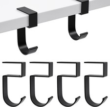 4 Pcs Purse Hook for Table Nail Free Handbag Hanger for Desk Heavy Duty