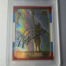 1998 Fleer 23kt Gold Michael Jordan '1986 Rookie' Prism Holo Refractor WCG 10