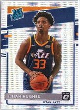 2020-21 Donruss Optic #192 Elijah Hughes Silver Pulsar