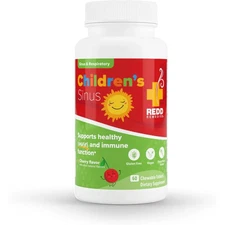 Redd Remedies Children's Sinus Support Immune Cherry Flavor 60 Chewable Tablets