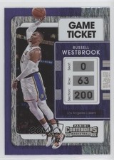 2021-22 Panini Contenders Game Ticket Anniversary Edition Russell Westbrook 0nw5