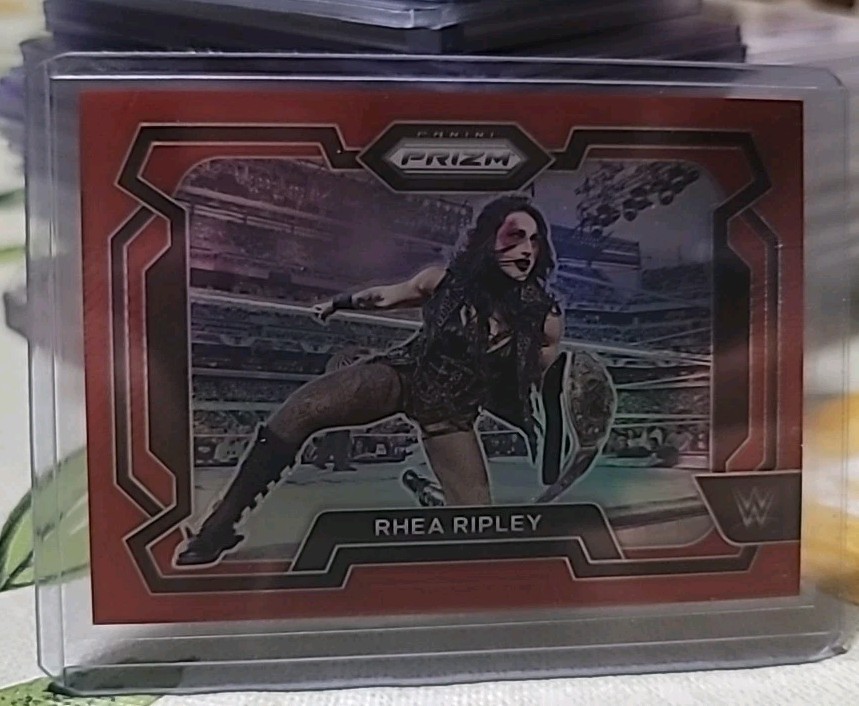 2024 WWE Panini Prizm Rhea Ripley Red /299 #37