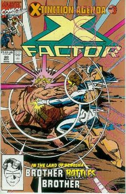 X-Factor # 60 (X-Tinction Agenda, part 3, 2nd printing, golden ink) (USA, 1990)