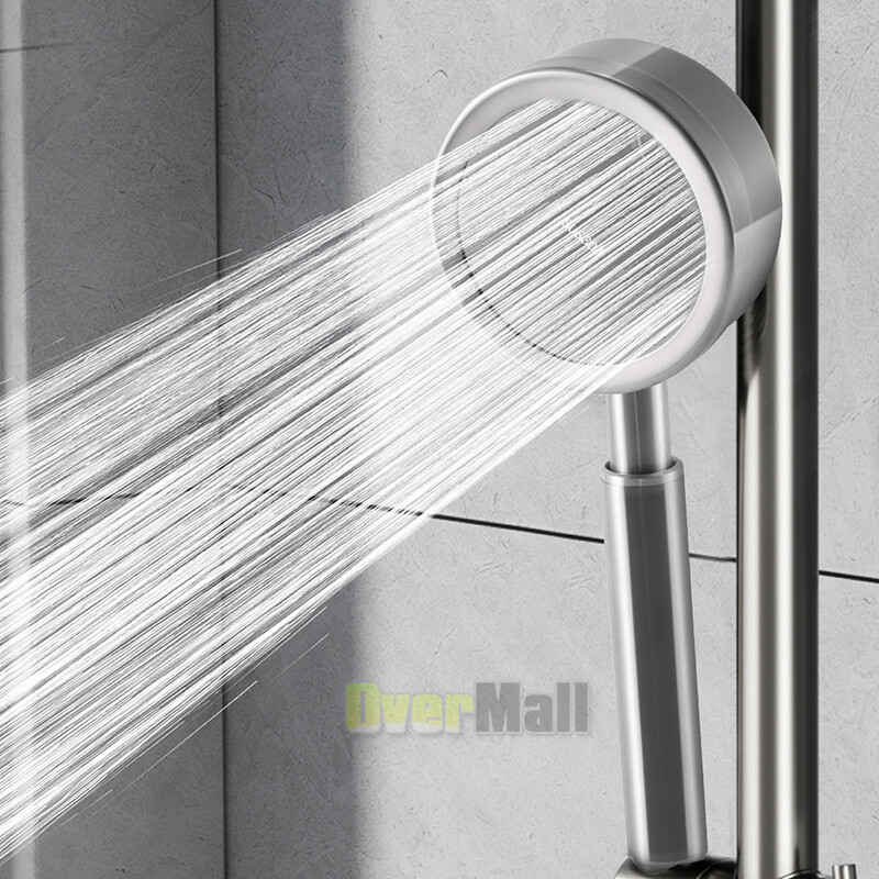 Handheld High Pressure Filtering Shower Head Pressurized Detachable Shower Head