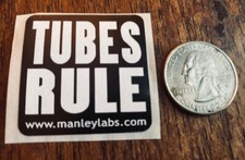 Manley Labs Small Sticker - Microphone Hi-fi Pro Audio Systems Studio Equipment