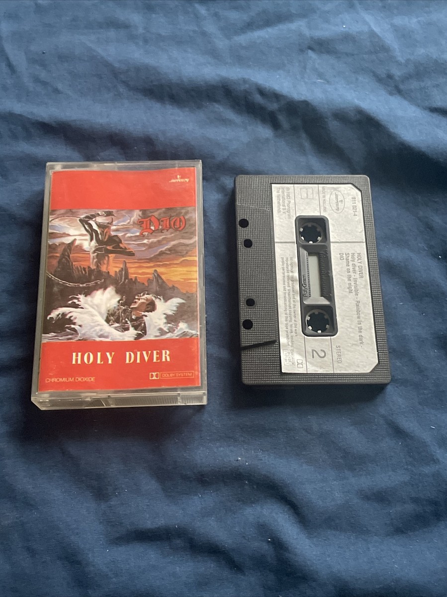 Dio - Holy Diver - Cassette Tape 8110214 - Mercury Paper Labels