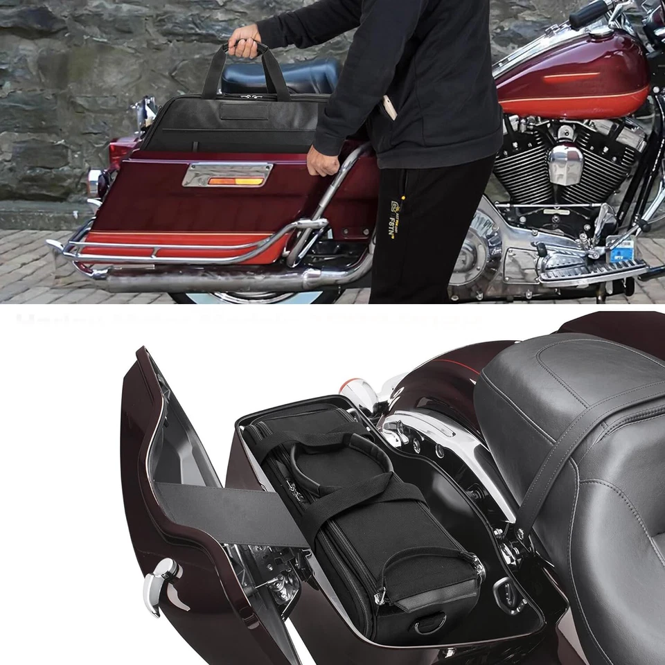 Motorcycle Saddlebag Liners Travel Tour Pak Bag For Honda Valkyrie 1500 GL1500C - Image 2 of 4