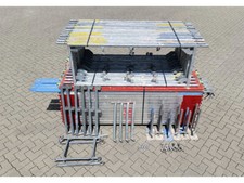 Fassadengerüst Baugerüst Stahlgerüst mit Robustboden 133 m² Layher Assco