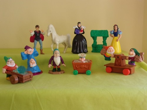 McDonald’s 1992 Happy Meal Toys - Snow White & the 7 Dwarfs, Complete Set of 8 - Picture 6 of 6