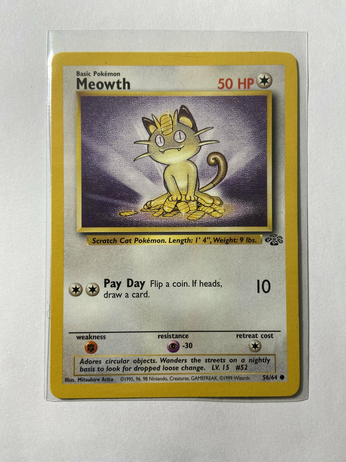 Meowth Jungle near mint condition ENGLISH 56/64