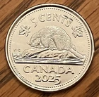 2025 Canada 5 Cents — photo from another recent sale