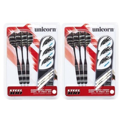 Unicorn Dartset 71816 Fachmann Steel 300mit Stahlspitze Aluminium Flights [6er]