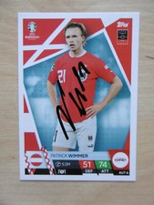 Patrick Wimmer autograph signed TC Topps Euro 2024 "Austria"