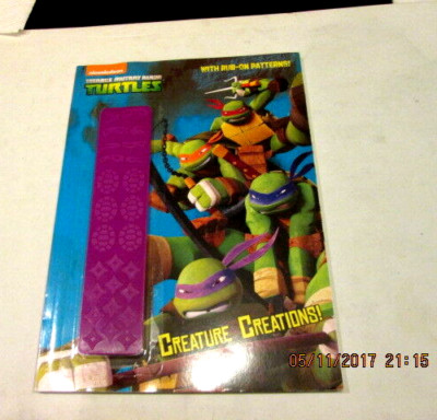 TMNT Teenage Mutant Ninja Turtles Rub-on Patterns CREATURE CREATIONS