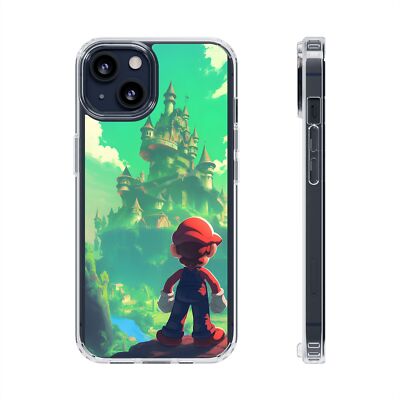 Fantasy Adventure Clear iPhone Case, Game Inspired Phone Cover, Gift for Gamers
