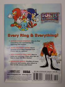 Sonic Adventure Official Strategy Guide Brady Sega Dreamcast 