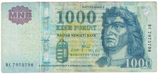 [#609172] Banknote, Hungary, 1000 Forint, 2009, KM:197a, VF(20-25)