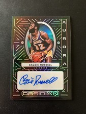 2021-22 Panini Obsidian Aurora Auto /149 Cazzie Russell #AUR-CAZ Auto
