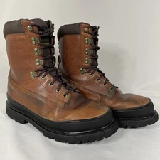 Refrigiwear Work Boots Men’s Size 12 Brown Leather Waterproof Insulated 600g