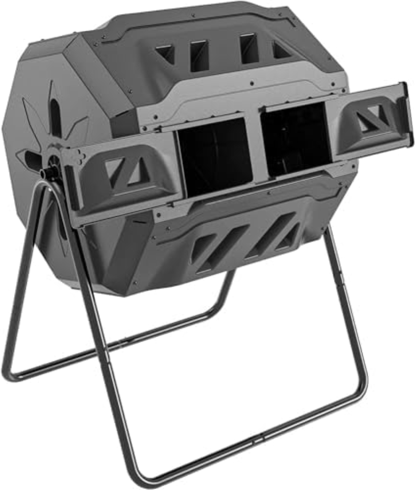 Compost Bin - Tumbler Bin, 160 l, per una migliore circolazione dell'aria, compo
