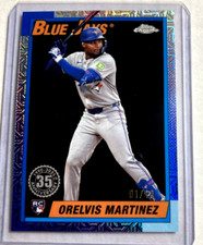 #'d 01/10- 2025 Topps Silver Pack #42- Orelvis Martinez Black Mojo Refractor Rc