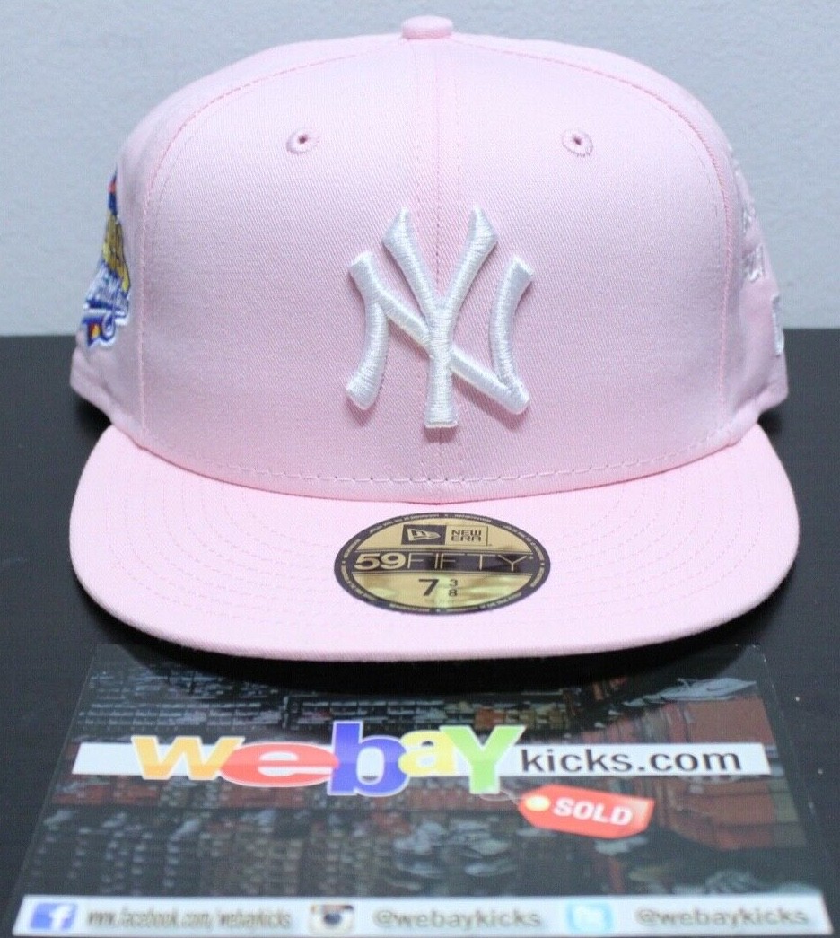 New Era NY Yankees 1999 WS Savior Jae Tips Pink Lemonade Size 7 3