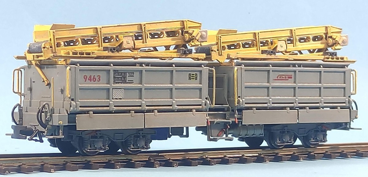 BEMO RhB Schneeräumer 1:87 1:87 H0m RhB Xk 9461-63