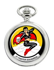 1st Fighter Squadron USAF Pocket Watch