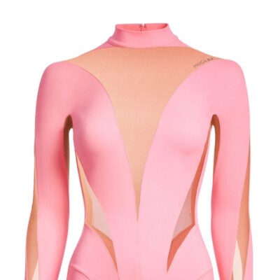 Mugler H&M Mesh-paneled Top Rare Limited Collab Thierry