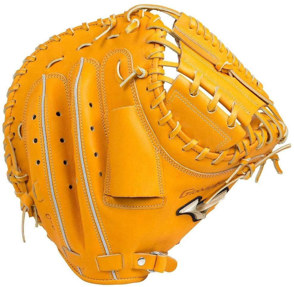 MIZUNO Rigid Baseball Catcher Mitt Global Elite 1AJCH18300 54 Orange From Japan