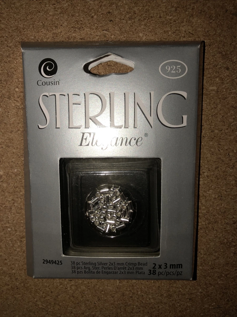 Sterling silver deals crimp beads