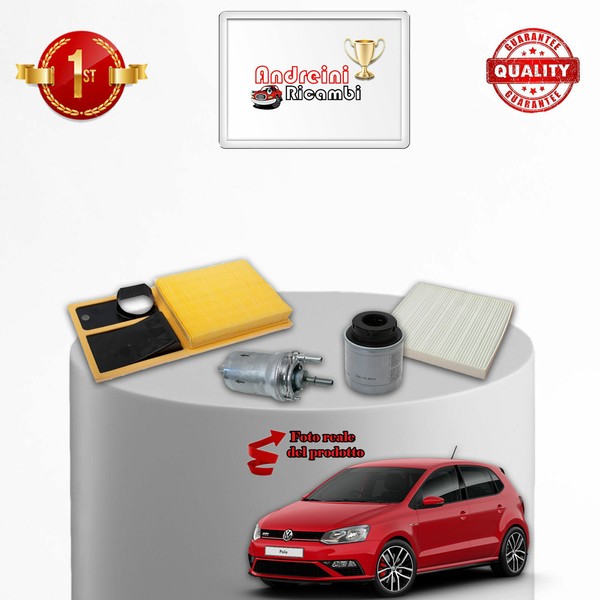 Set Service 4 Filter VW Polo V 6R 1.6 63KW 86CV Von 2010->-image