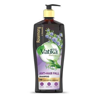 DABUR Vatika Rosemary & Seaweed Anti-Hairfall Shampoo - 640Ml