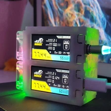 RGB Nerdminer BTC Solo Lottery Miner DUAL Solo Bitcoin Miner Crypto MinerDQTd