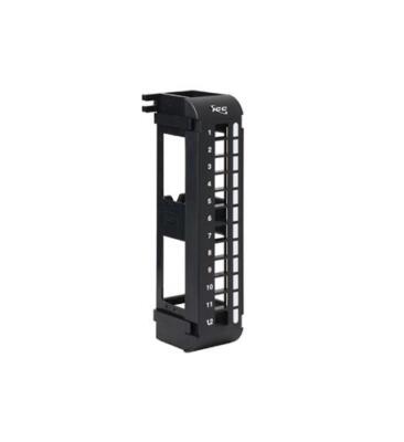 Icc IC107BP12V Patch Panel, Blank, Vertical, Hd,12-port