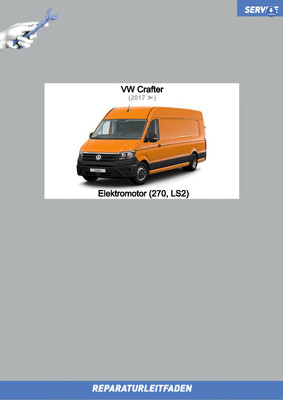 pdf eBook VW e-Crafter (2019 >) Reparaturleitfaden Elektromotor 270, LS2