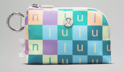【lululemon】Clippable カード ケース キーリング付き ミニ財布 NEW Lululemon Clippable Card Pouch Checkered Moment Mini