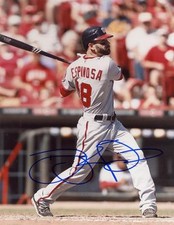 DANNY ESPINOSA WASHINGTON NATIONALS HIT SIGNED 8X10 PHOTO W/COA