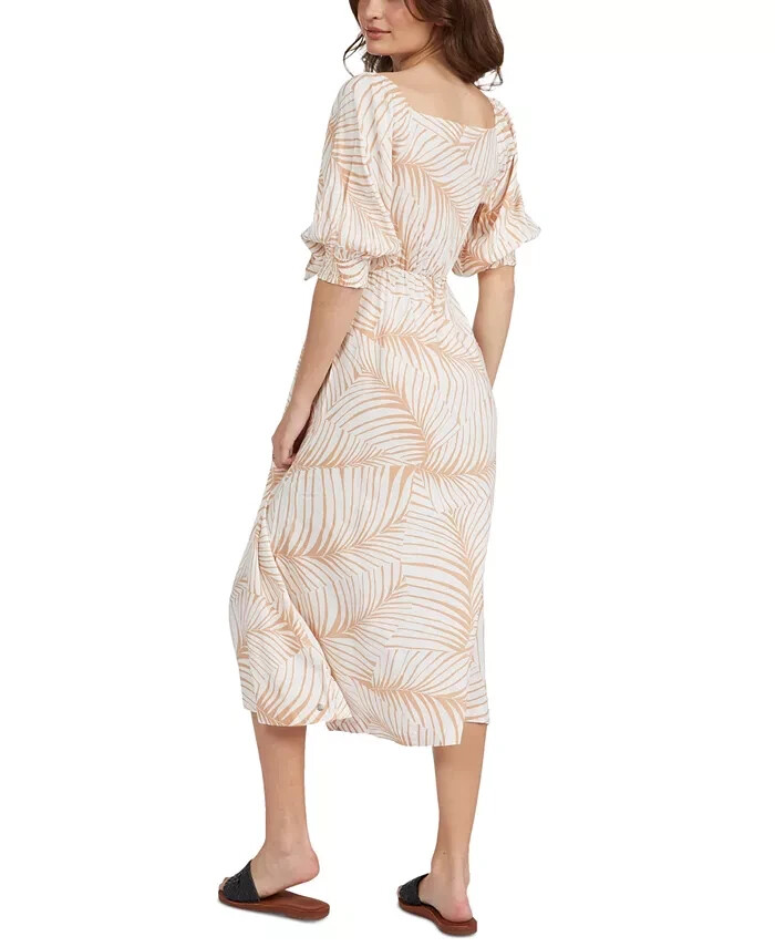 ruched drape midi dress Edeline Lee Women's Pina Jacquard Ruched Drape Midi Dress in Cerulean/slate/navy Size 8 / 4