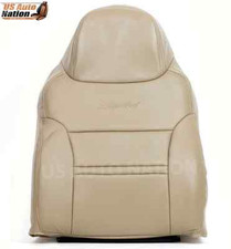 2000 2001 Ford Excursion Front Passenger Top Lean Back Leather Seat Cover Tan