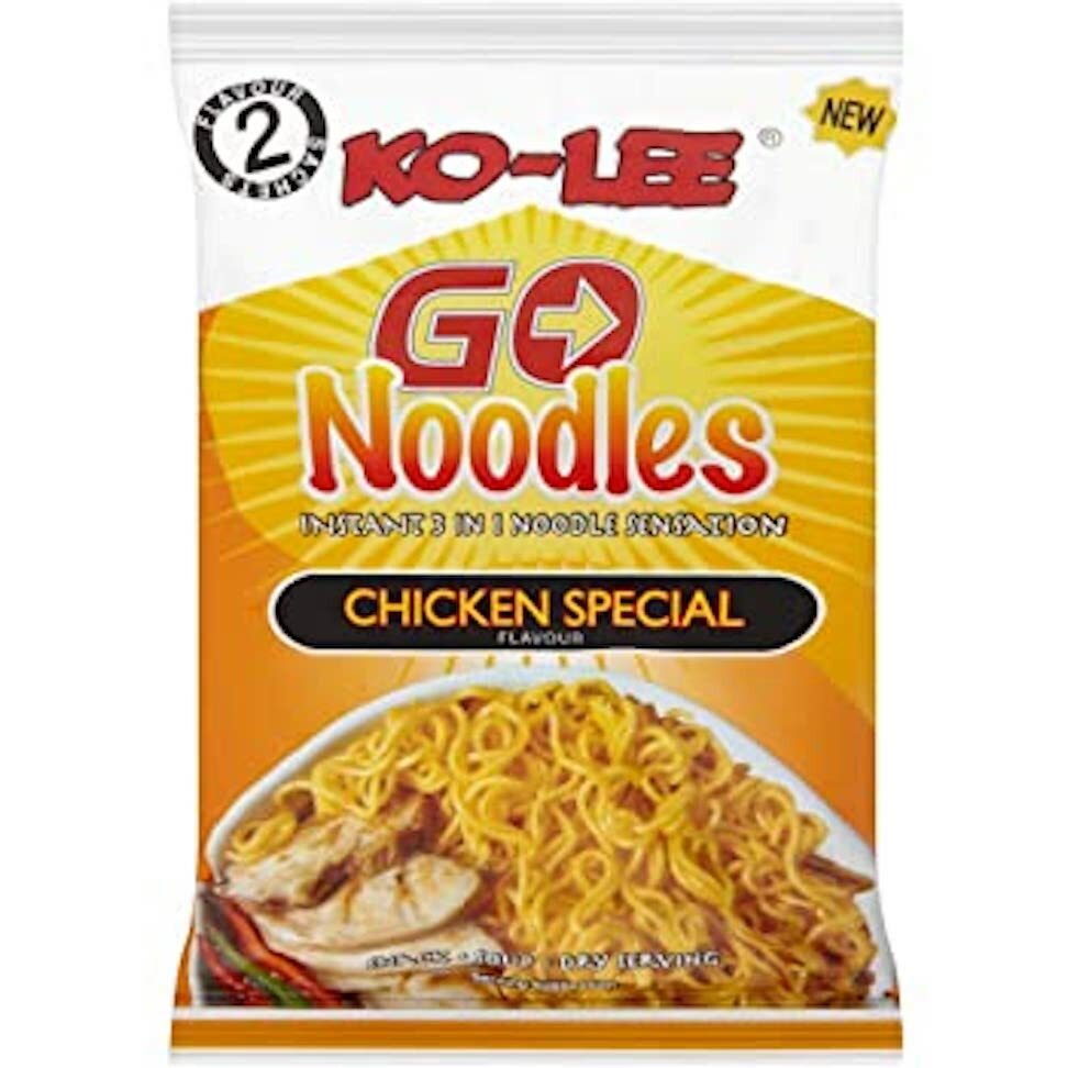 KoLee Go Instant Noodles Xtreme Hot & Spicy or Chicken Flavour 85g