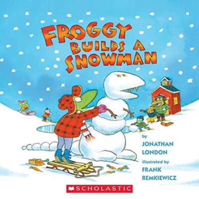 Froggy builds a snowman - Paperback By Jonathan London - GOOD